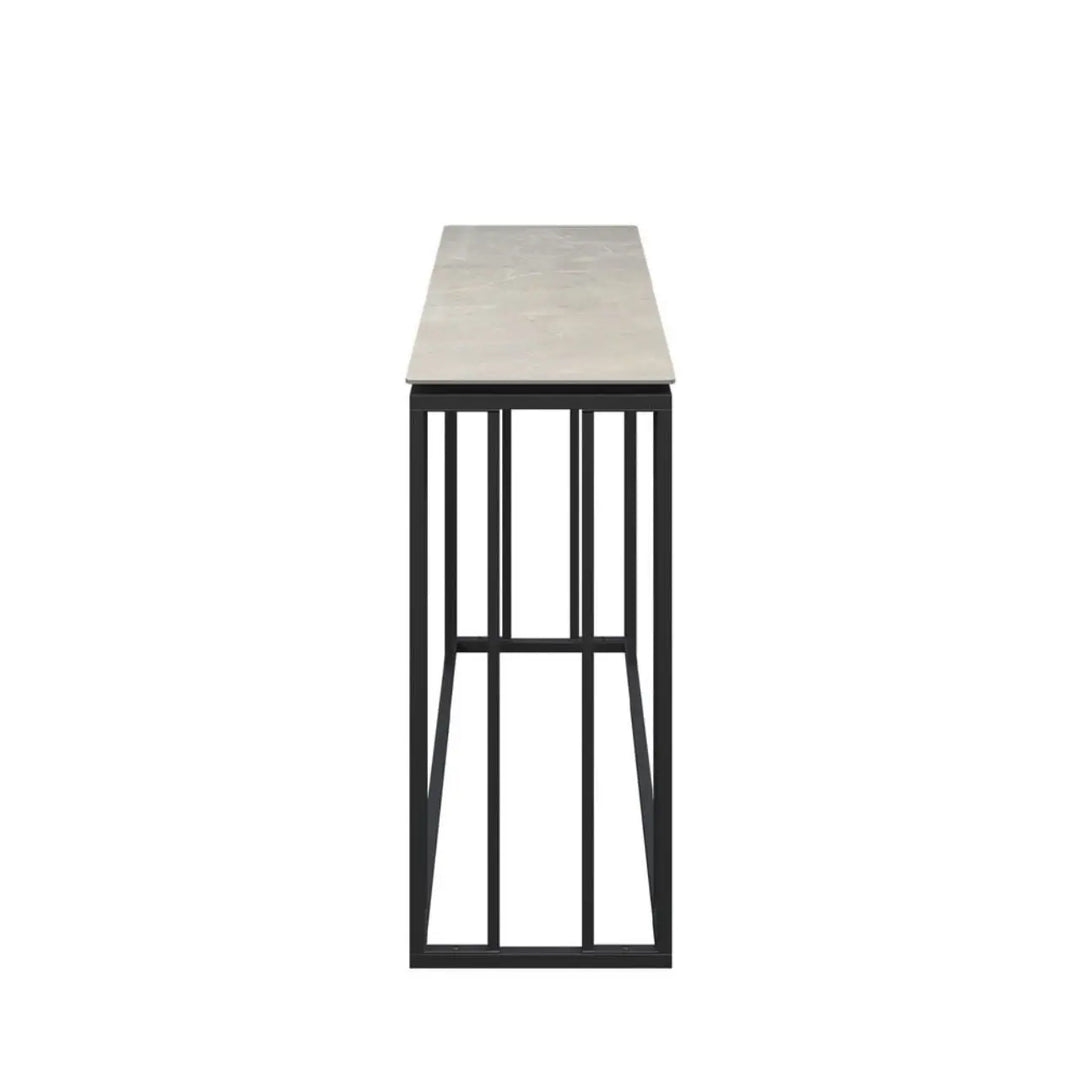 Caprina Grey Ceramic Console Table - LUX - HOM