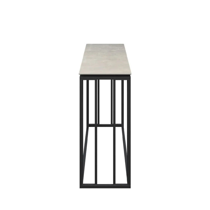 Caprina Grey Ceramic Console Table - LUX - HOM