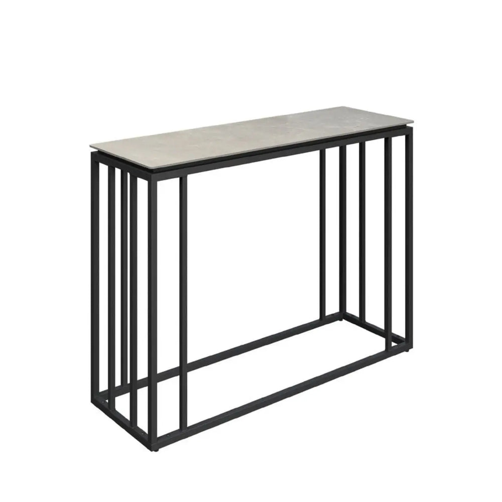 Caprina Grey Ceramic Console Table - LUX - HOM