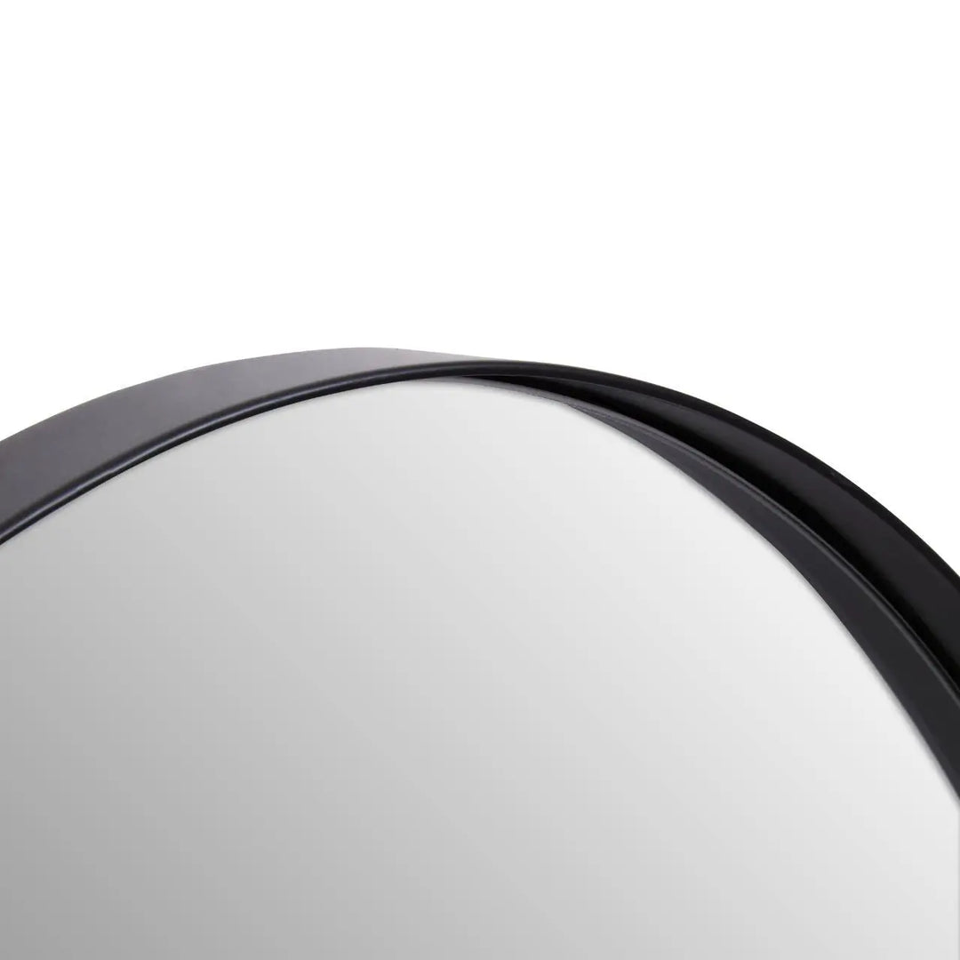 Cara Wall Mirror with Black Finish Frame - NJ Home Interiors