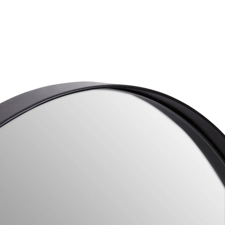 Cara Wall Mirror with Black Finish Frame - NJ Home Interiors