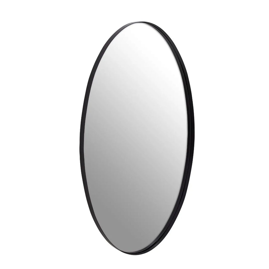 Cara Wall Mirror with Black Finish Frame - NJ Home Interiors