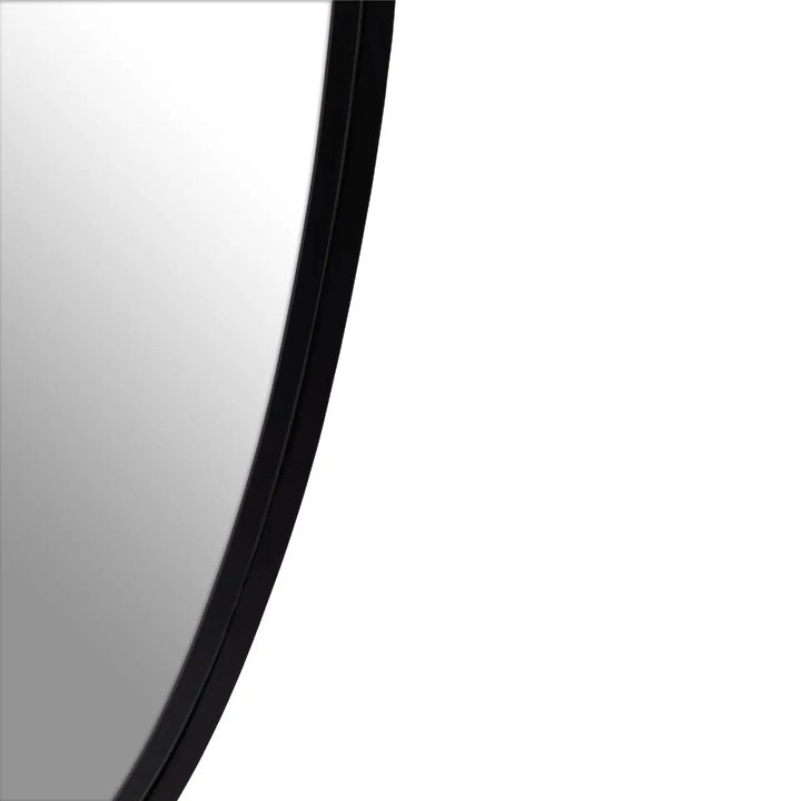 Cara Wall Mirror with Black Finish Frame - NJ Home Interiors