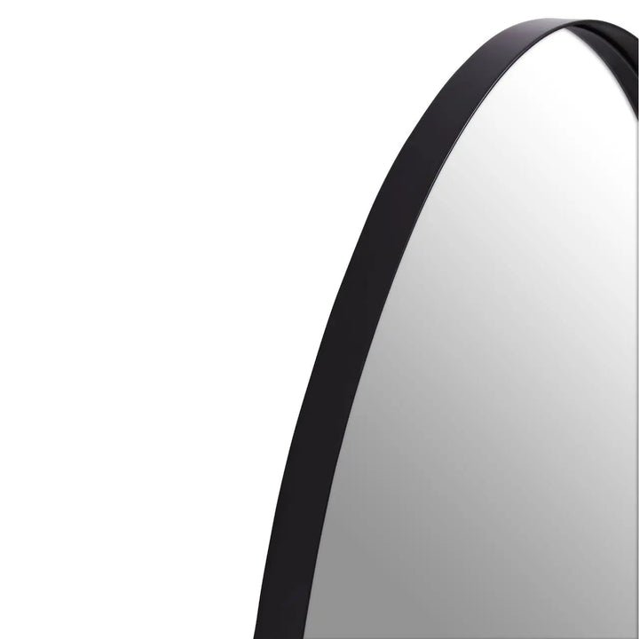 Cara Wall Mirror with Black Finish Frame - NJ Home Interiors