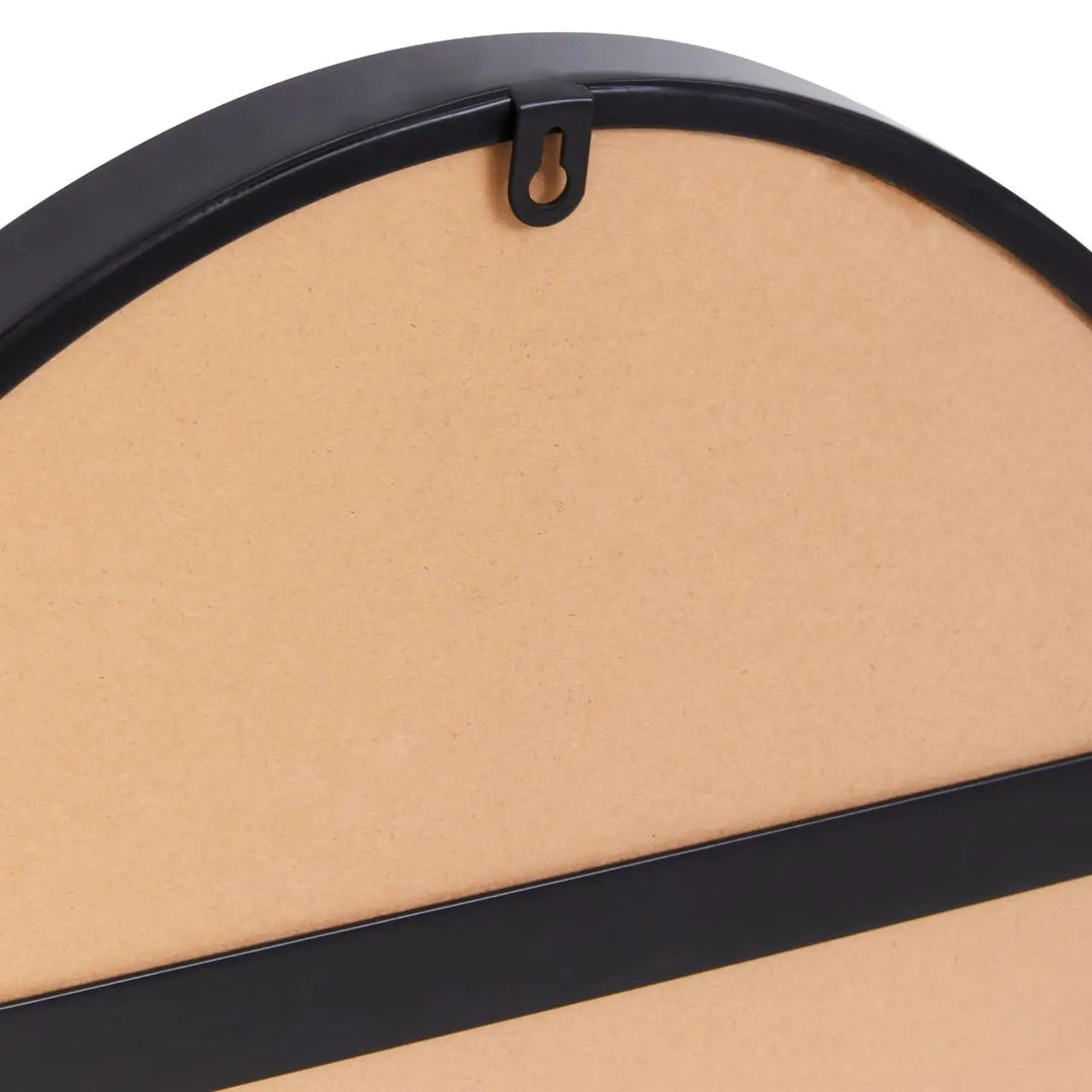 Cara Wall Mirror with Black Finish Frame - NJ Home Interiors