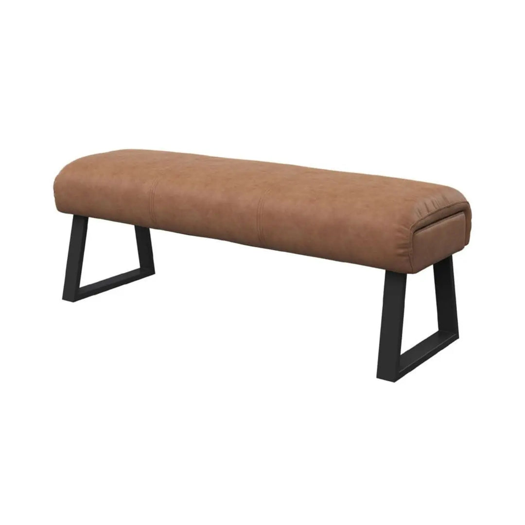 Ceretto Backless Bench in Tan - LUX - HOM