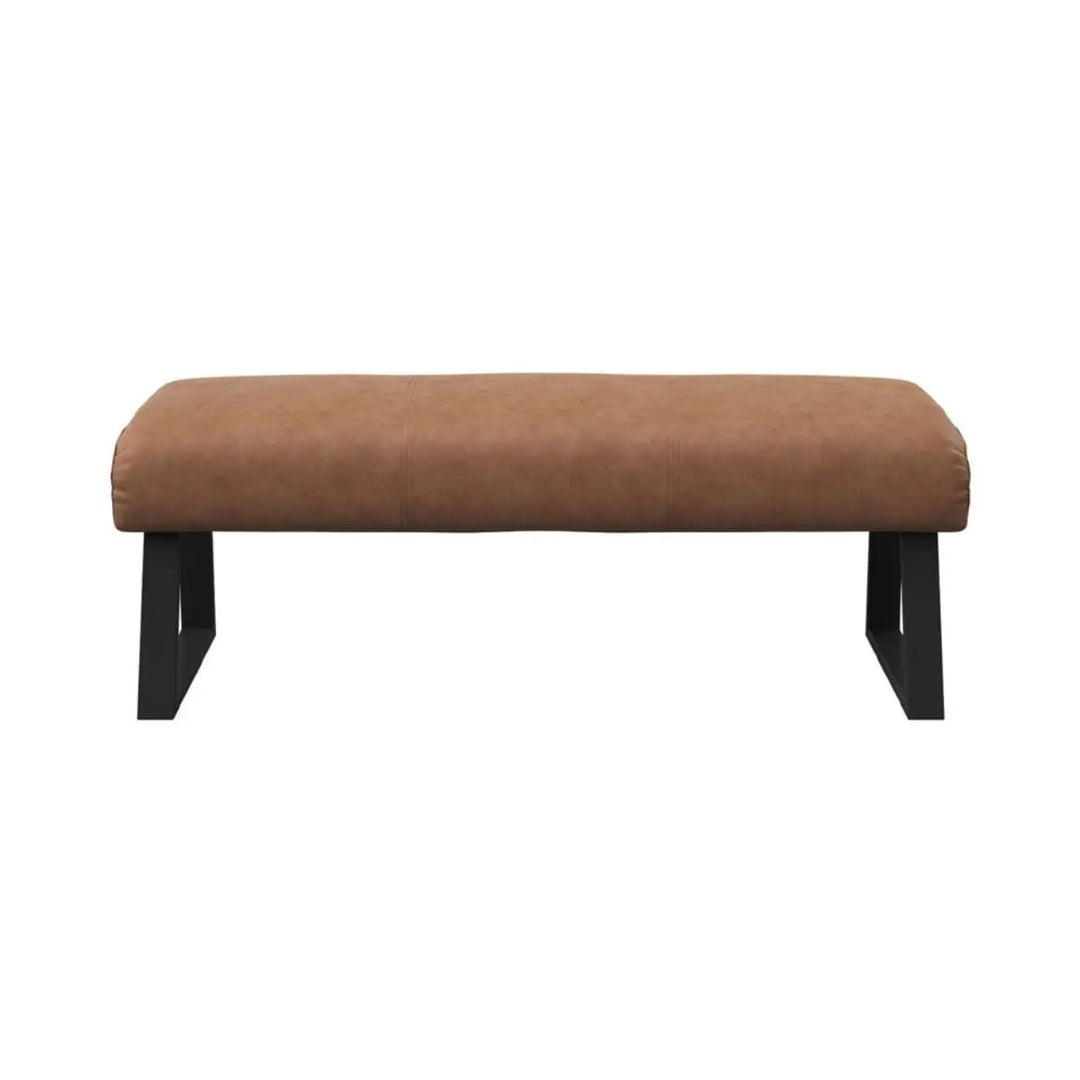 Ceretto Backless Bench in Tan - LUX - HOM