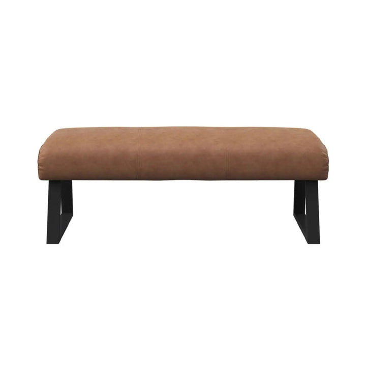 Ceretto Backless Bench in Tan - LUX - HOM
