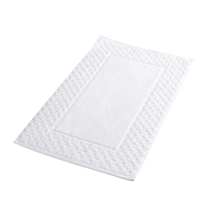 Christy Trellis Bath Mat White - LUX - HOM