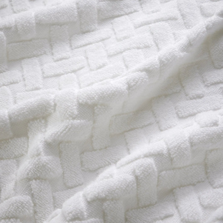 Christy Trellis Hand Towel White - LUX - HOM