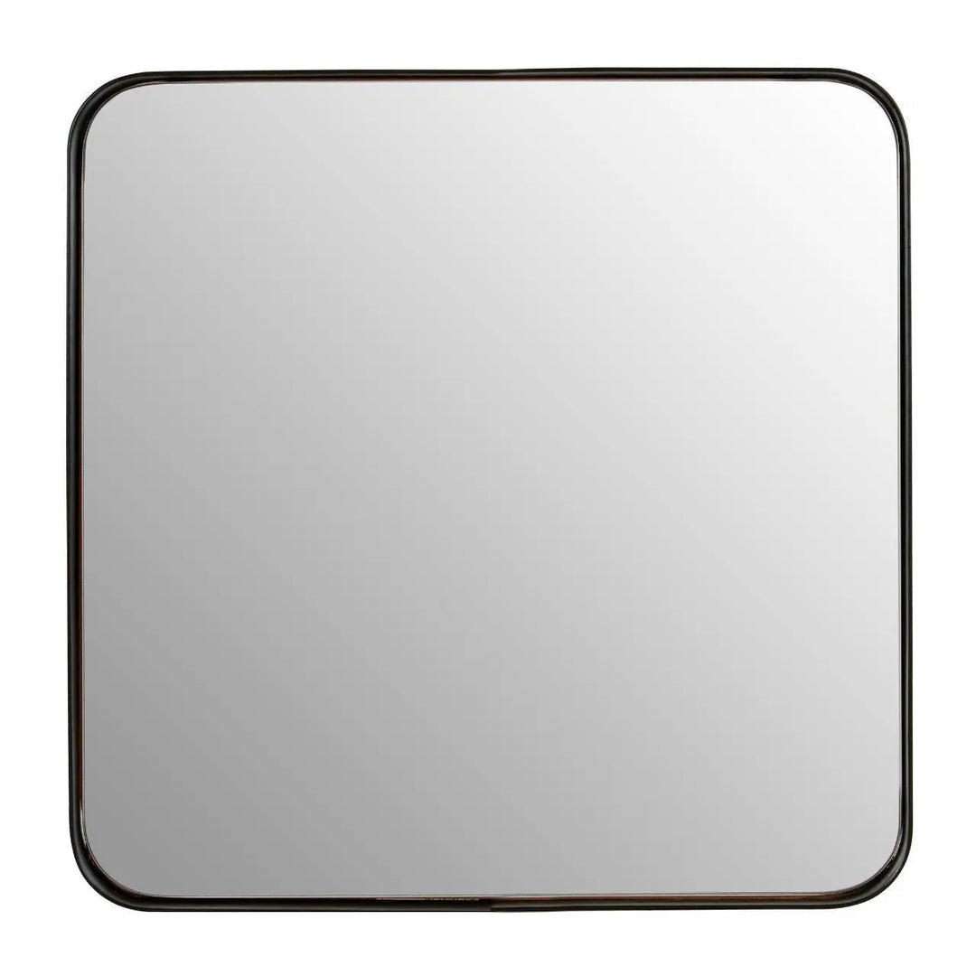 Ciana Matte Black Squared Wall Mirror #NJ Home Interiors#