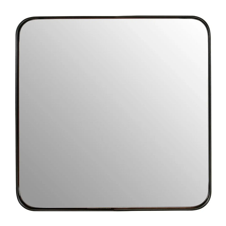 Ciana Matte Black Squared Wall Mirror #NJ Home Interiors#