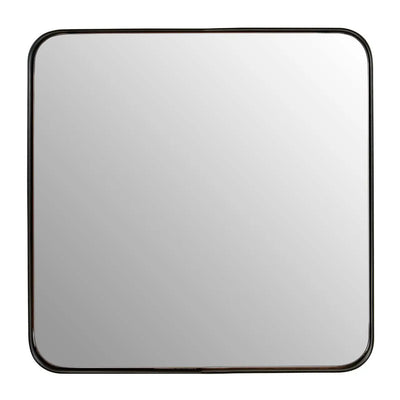 Ciana Matte Black Squared Wall Mirror #NJ Home Interiors#