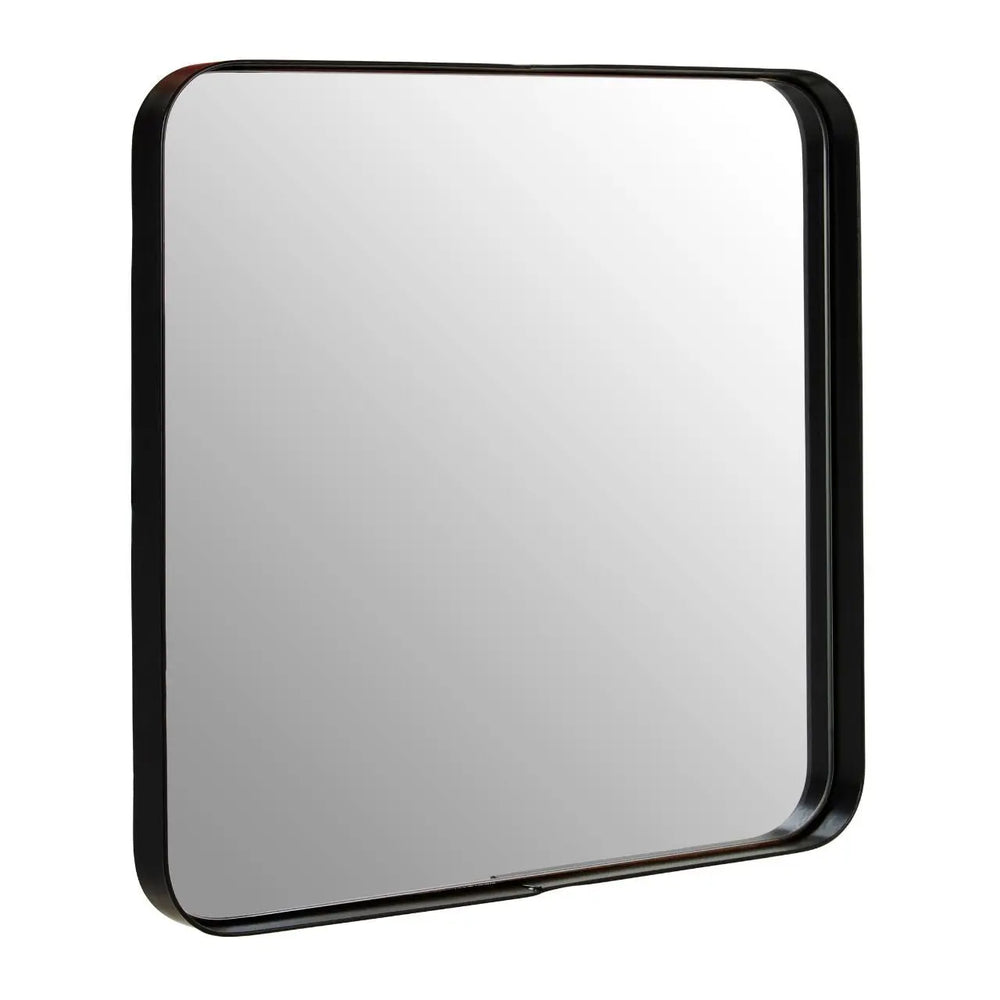 Ciana Matte Black Squared Wall Mirror #NJ Home Interiors#