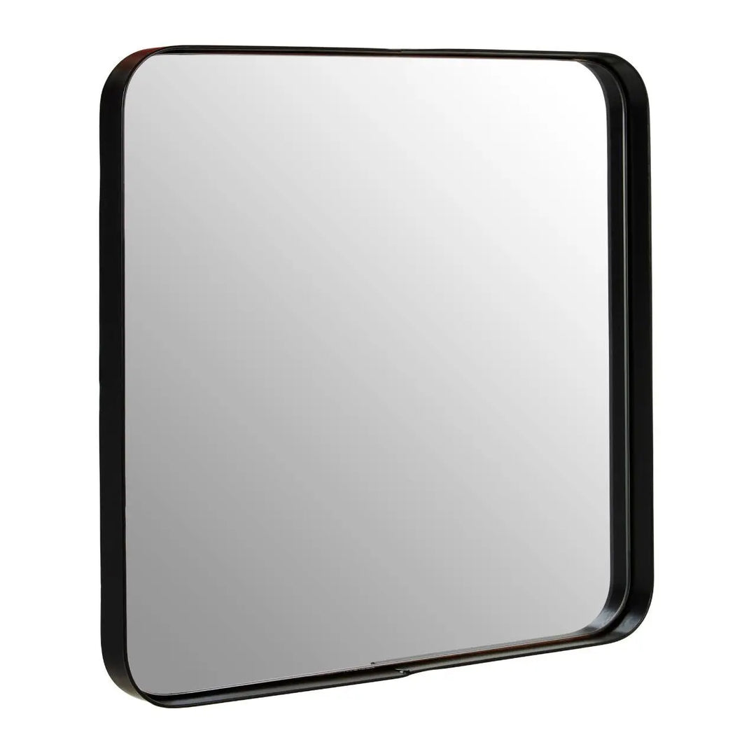 Ciana Matte Black Squared Wall Mirror #NJ Home Interiors#