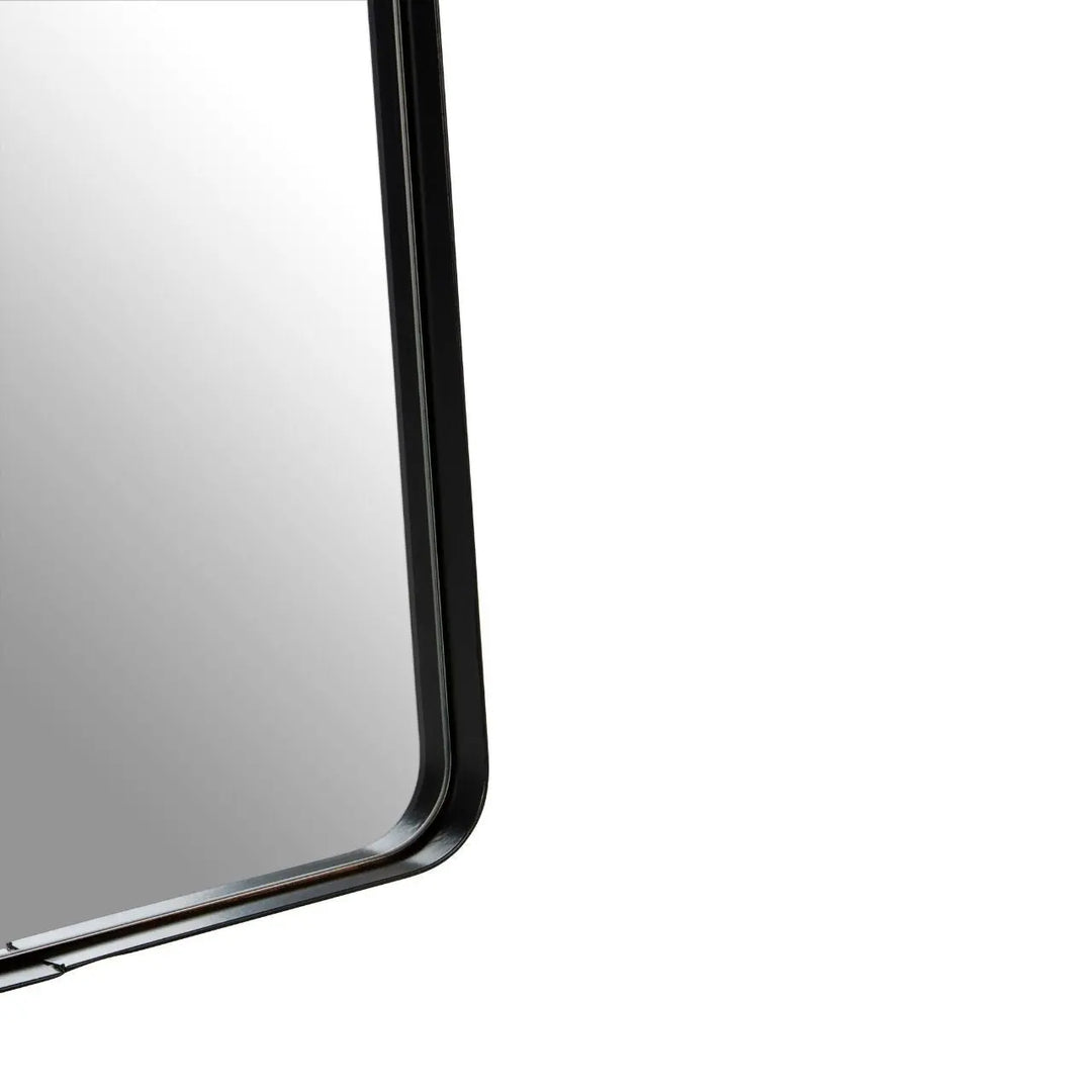 Ciana Matte Black Squared Wall Mirror #NJ Home Interiors#