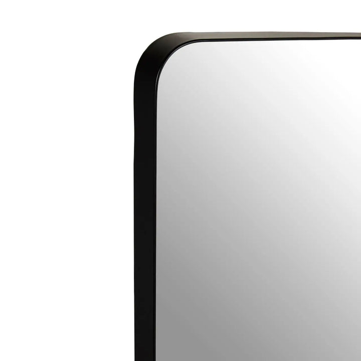 Ciana Matte Black Squared Wall Mirror #NJ Home Interiors#