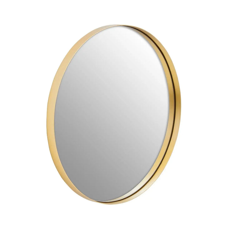 Ciana Medium Gold Finish Wall Mirror #NJ Home Interiors#