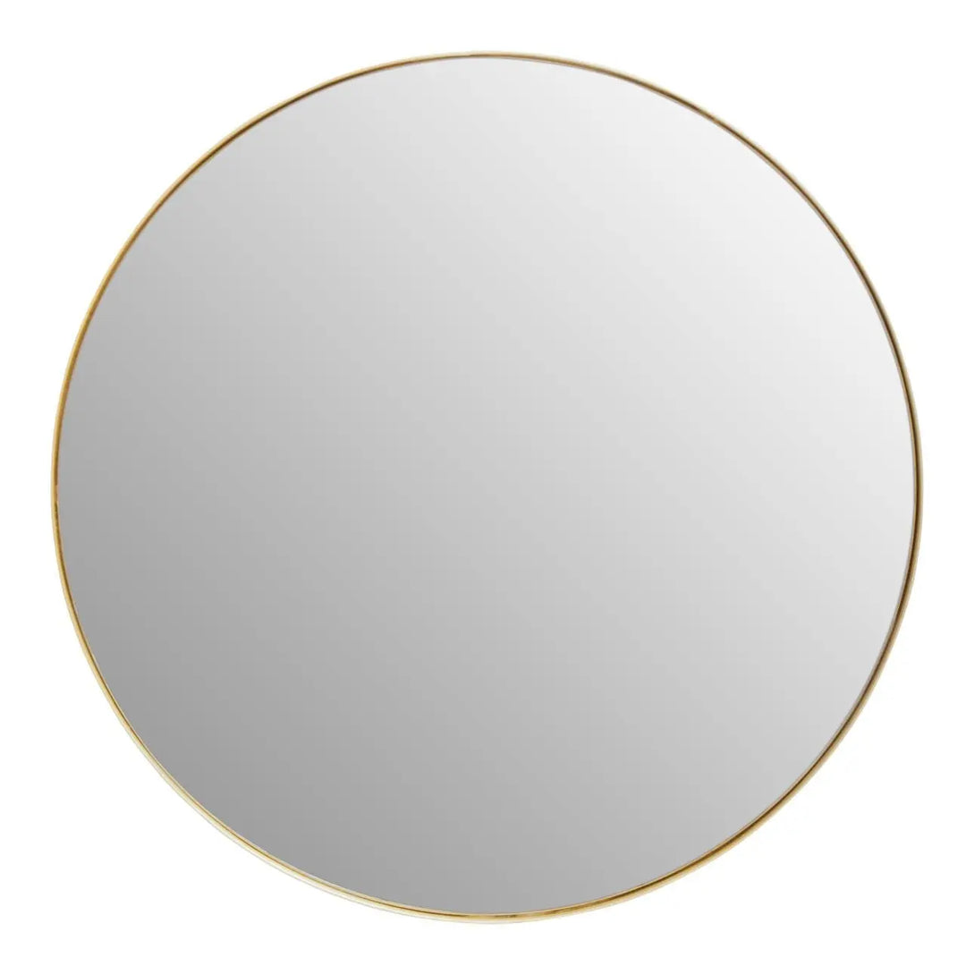 Ciana Medium Gold Finish Wall Mirror #NJ Home Interiors#