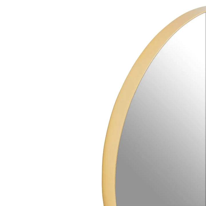 Ciana Medium Gold Finish Wall Mirror #NJ Home Interiors#