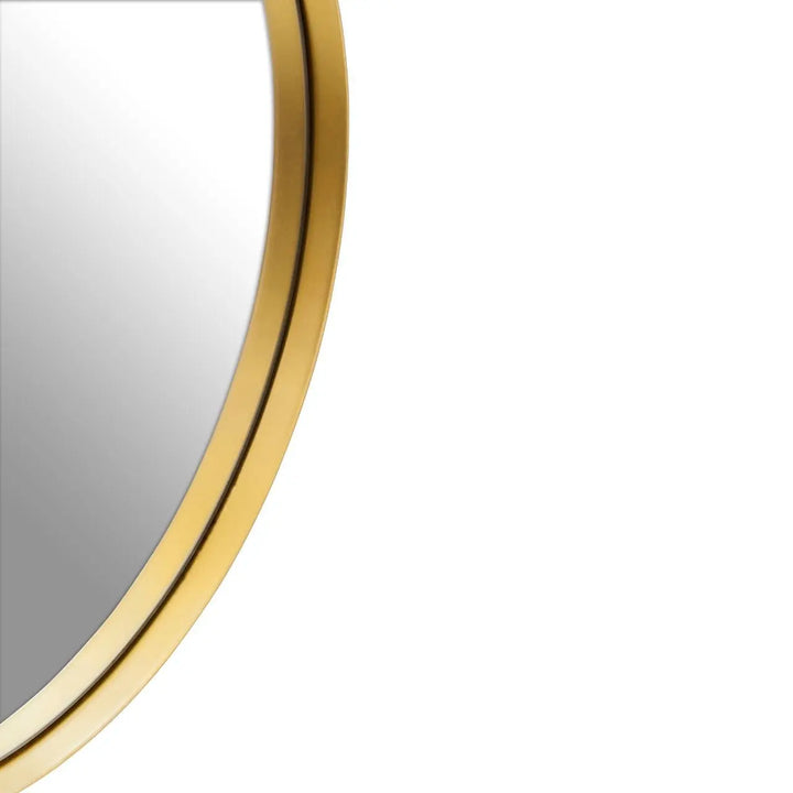 Ciana Medium Gold Finish Wall Mirror #NJ Home Interiors#
