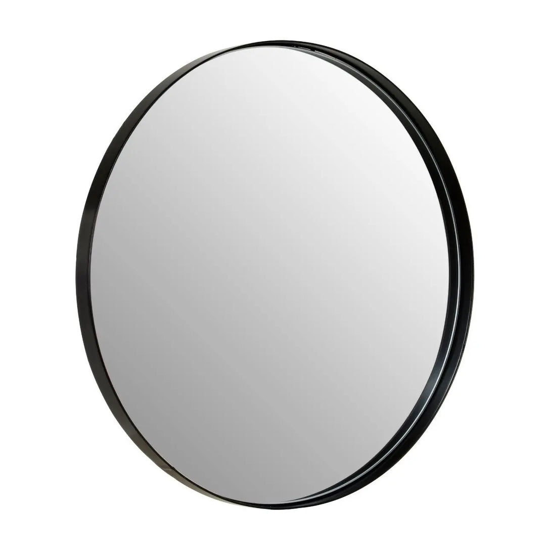Ciana Medium Matte Black Finish Wall Mirror #NJ Home Interiors#