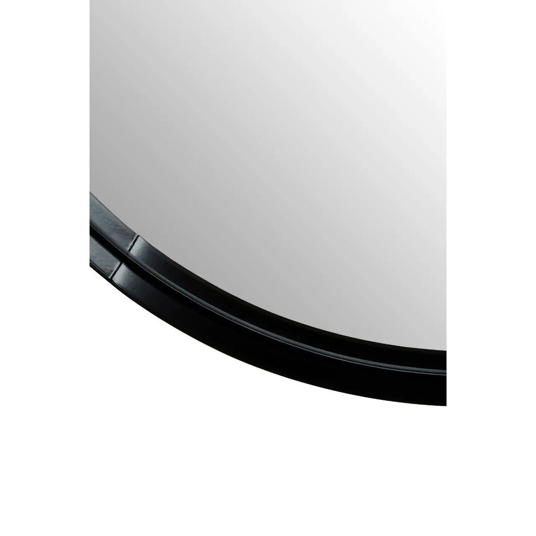 Ciana Medium Matte Black Finish Wall Mirror #NJ Home Interiors#