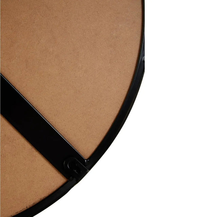 Ciana Medium Matte Black Finish Wall Mirror #NJ Home Interiors#