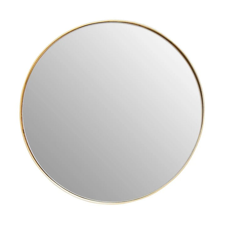 Ciana Small Gold Finish Wall Mirror #NJ Home Interiors#