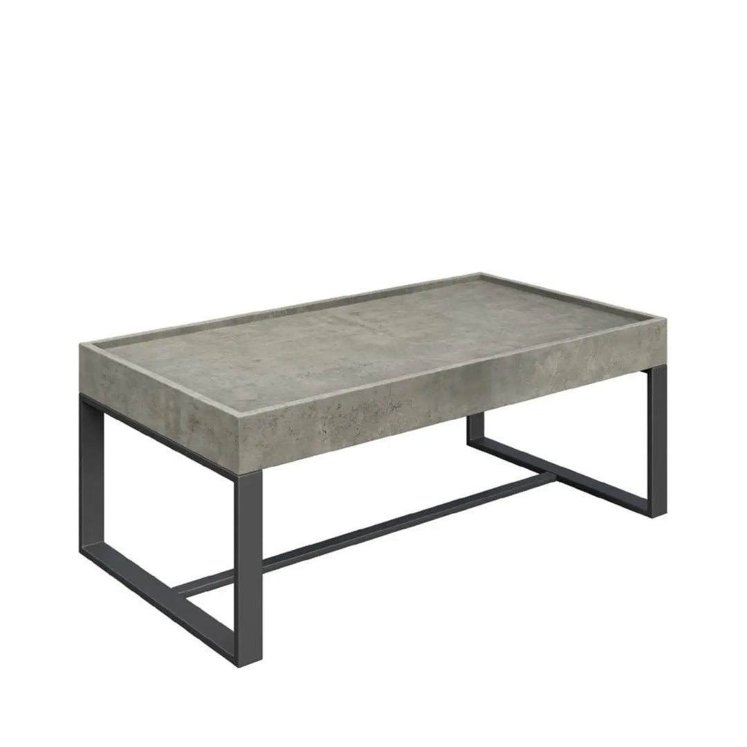 Colton Concrete Effect Coffee Table - LUX - HOM