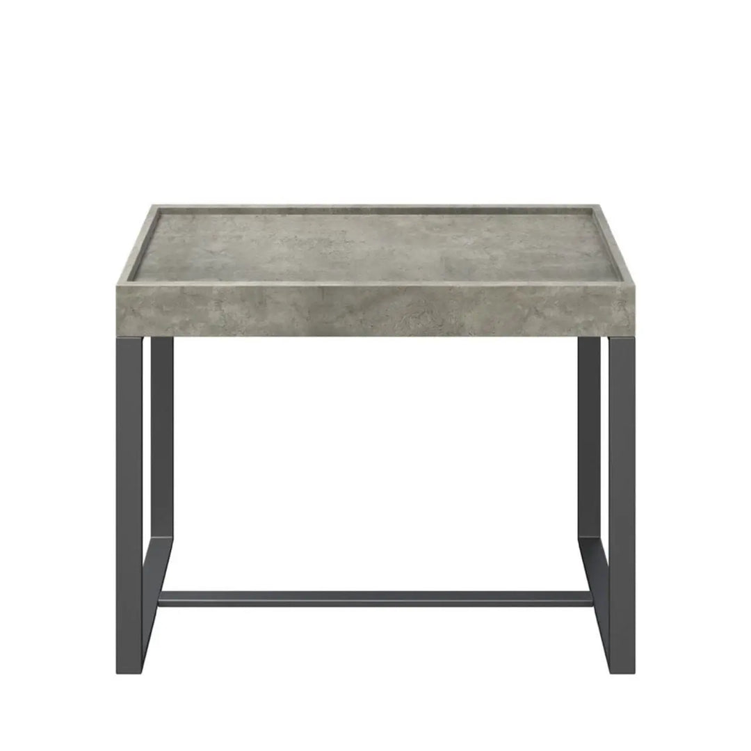 Colton Concrete Effect Side Table - LUX - HOM