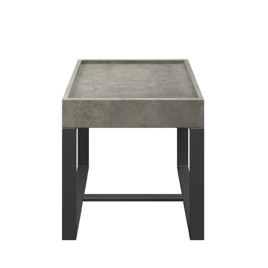 Colton Concrete Effect Side Table - LUX - HOM