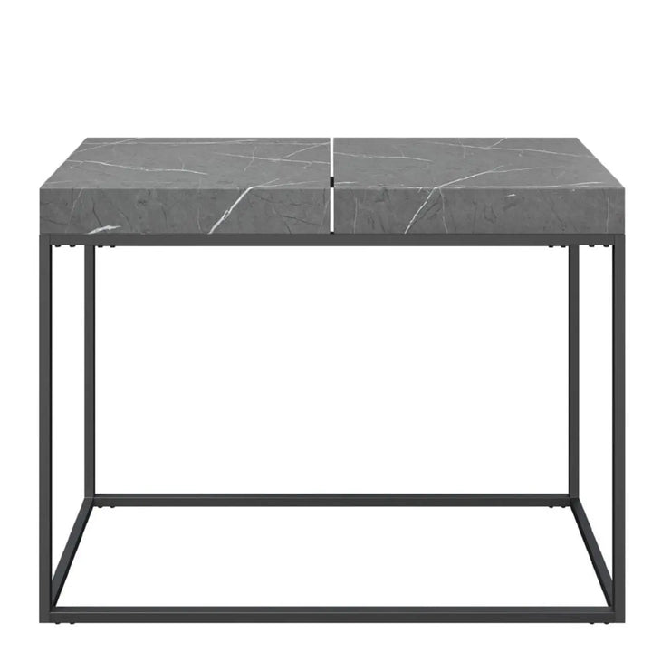 Delara Grey Marble Effect Console Table - LUX - HOM