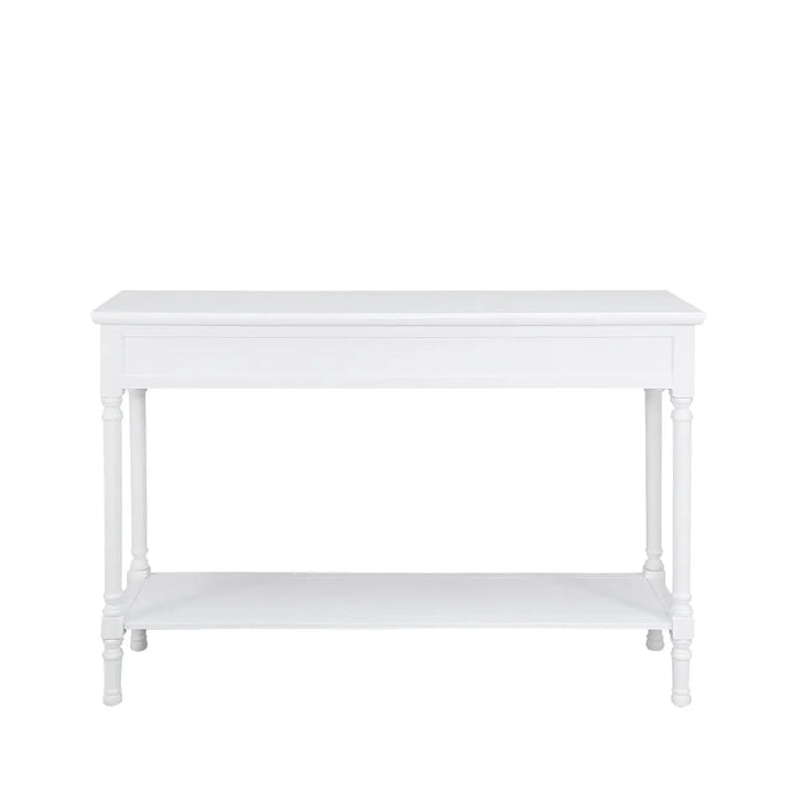 Delta Large 3 Drawer Console Table in White #NJ Home Interiors#