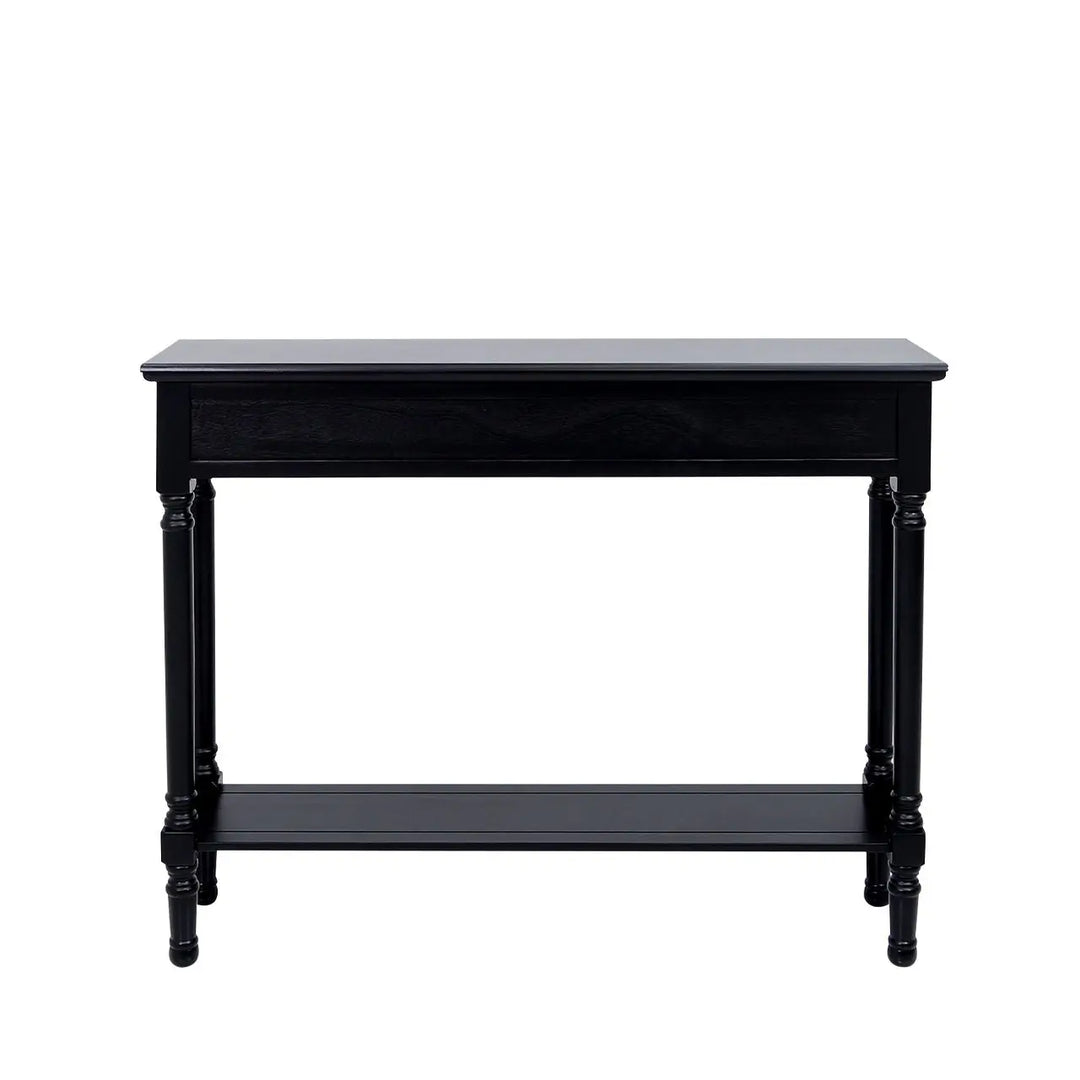 Delta Medium 3 Drawer Console Table in Black #NJ Home Interiors#