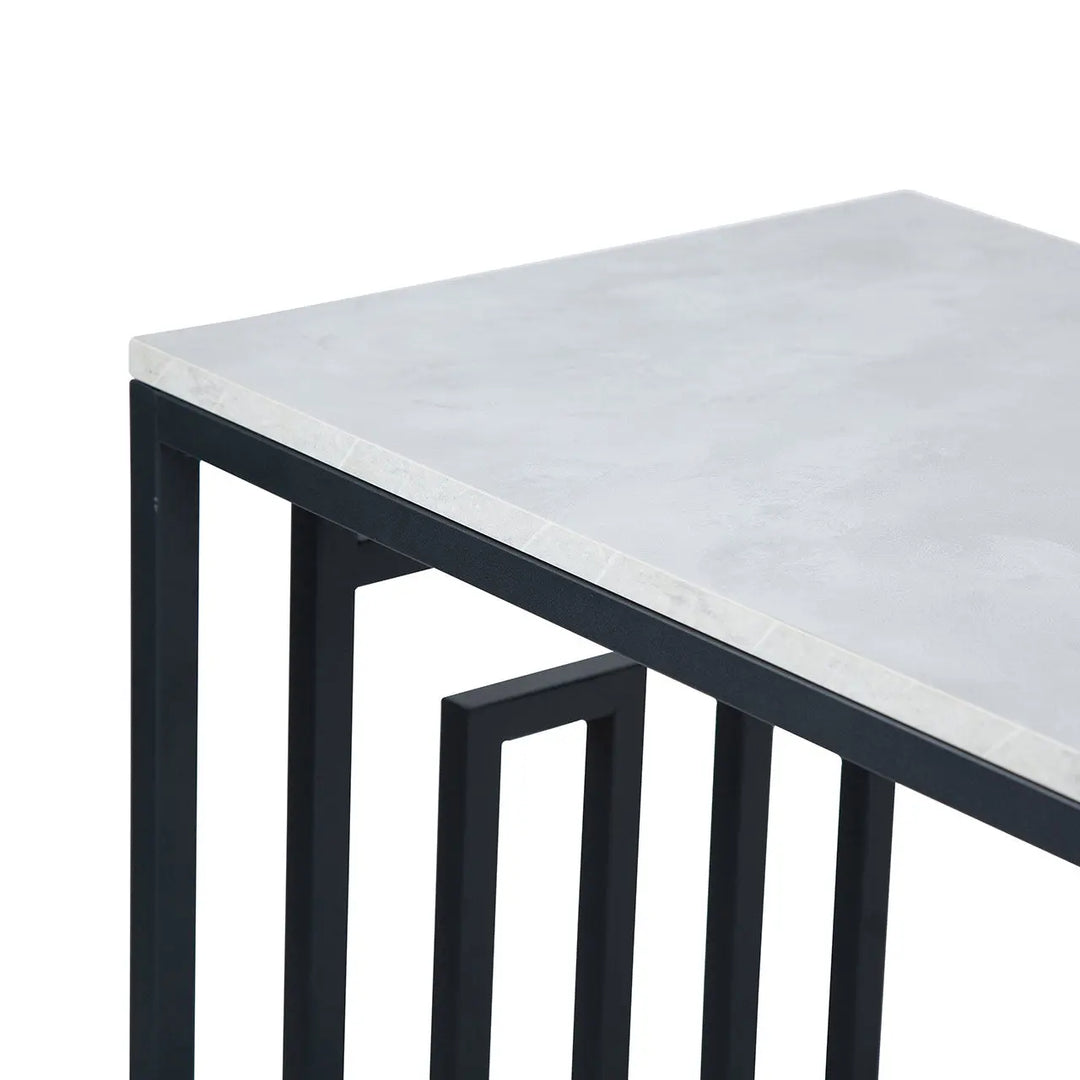 Devon Black and Grey Console Table #NJ Home Interiors#