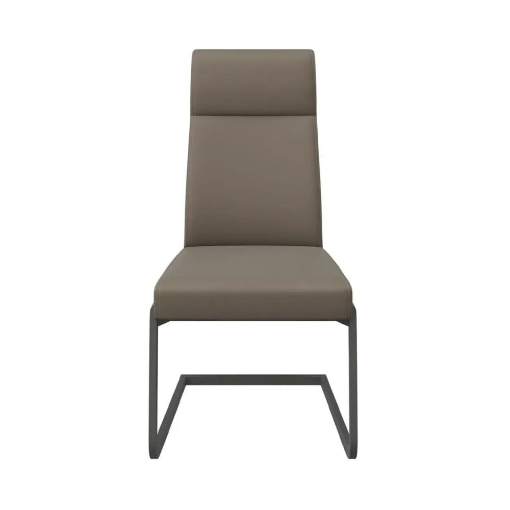 Diego Dining Chair in Taupe with Grey Frame - LUX - HOM