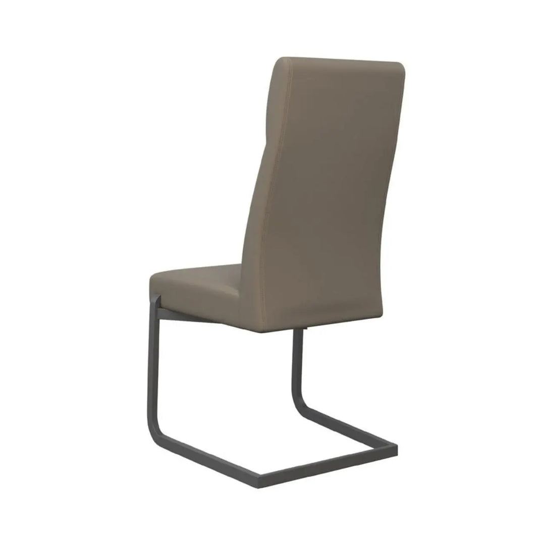 Diego Dining Chair in Taupe with Grey Frame - LUX - HOM