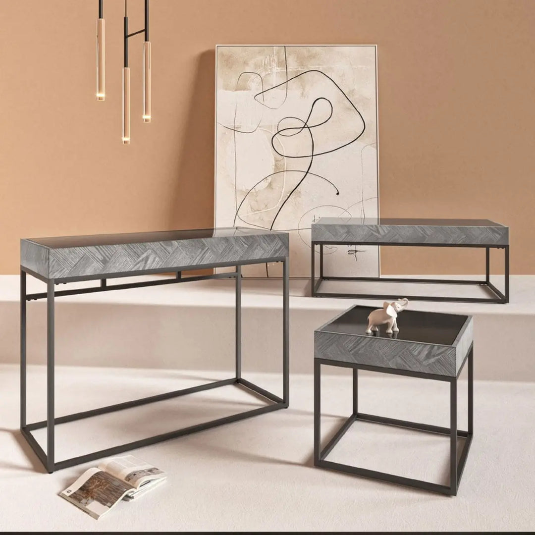 Elara Black Coffee Table - LUX - HOM
