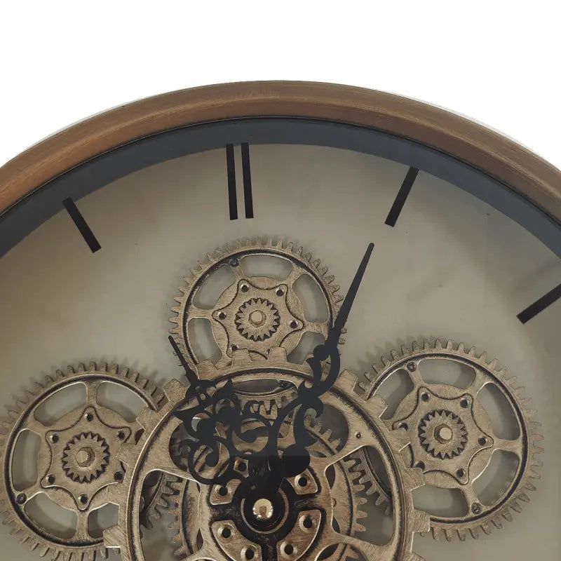 Gold Gears Wall Clock #NJ Home Interiors#
