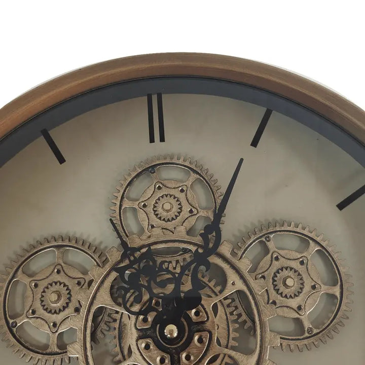 Gold Gears Wall Clock #NJ Home Interiors#