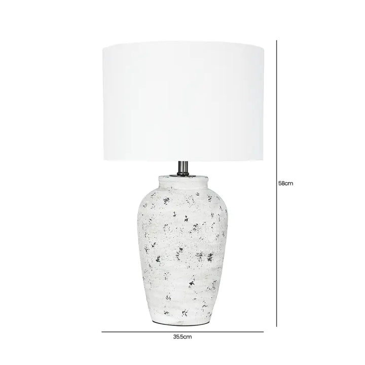 Grey and Antique Black Polyresin Table Lamp #NJ Home Interiors#