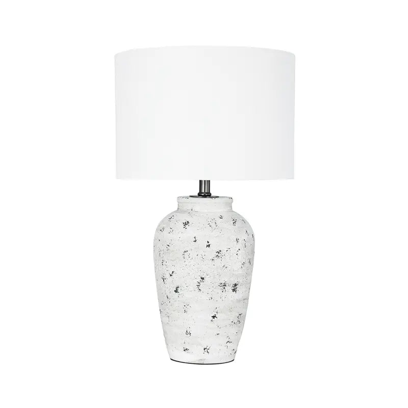 Grey and Antique Black Polyresin Table Lamp #NJ Home Interiors#