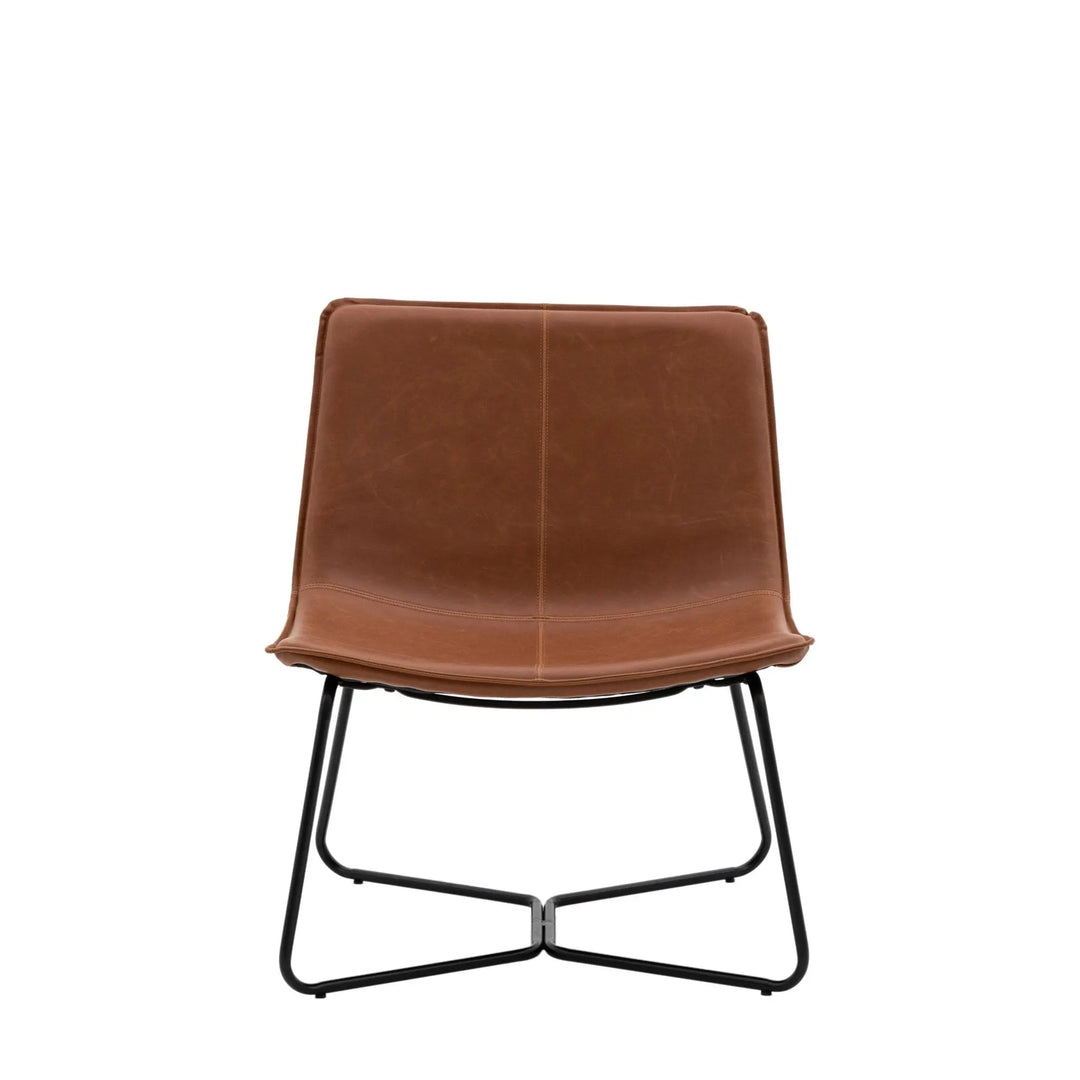 Harrington Lounge Chair in Brown #NJ Home Interiors#