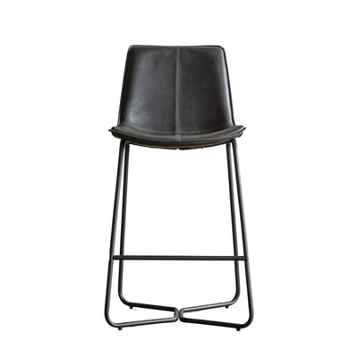 Harrington Set of 2 Bar Stool in Charcoal #NJ Home Interiors#
