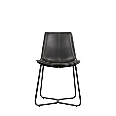 Harrington Set of 2 Dining Chair in Charcoal #NJ Home Interiors#