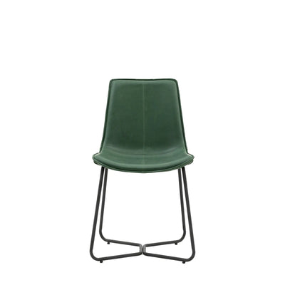 Harrington Set of 2 Dining Chair in Green #NJ Home Interiors#