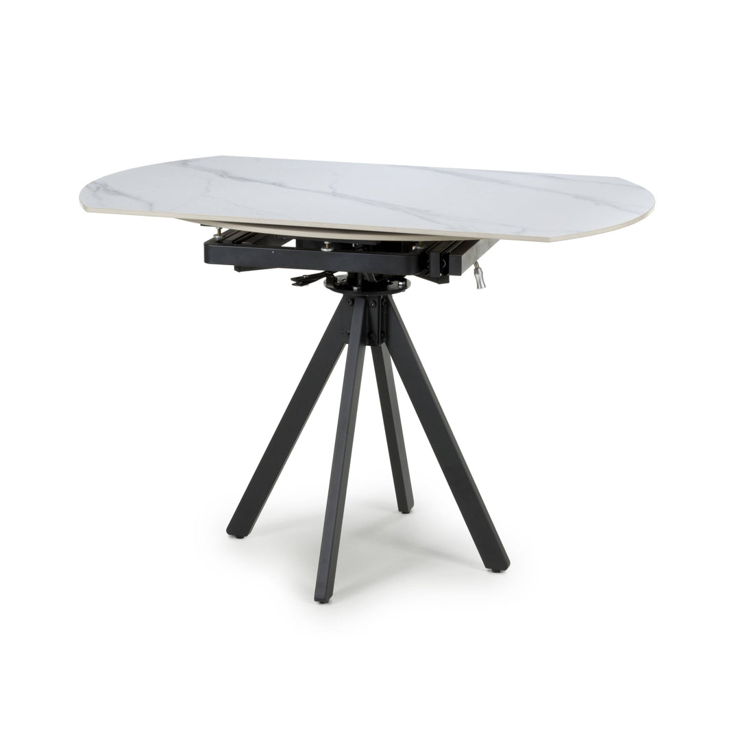 Rowan Rotating White 1.2m Dining Table