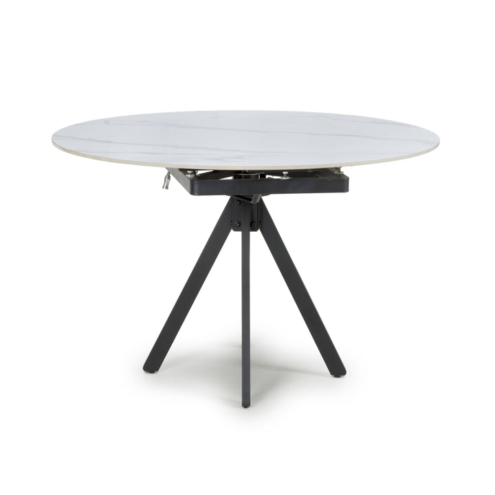 Rowan Rotating White 1.2m Dining Table