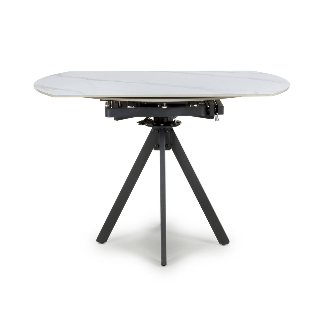 Rowan Rotating White 1.2m Dining Table